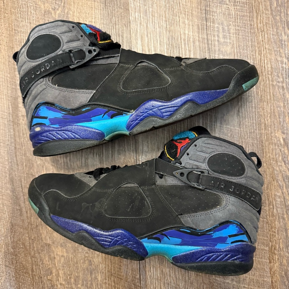 Nike Air Jordan 8 VIII Retro Aqua 2015 Black